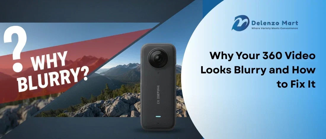 Why Your 360 Camera Video Looks Blurry and How to Fix It