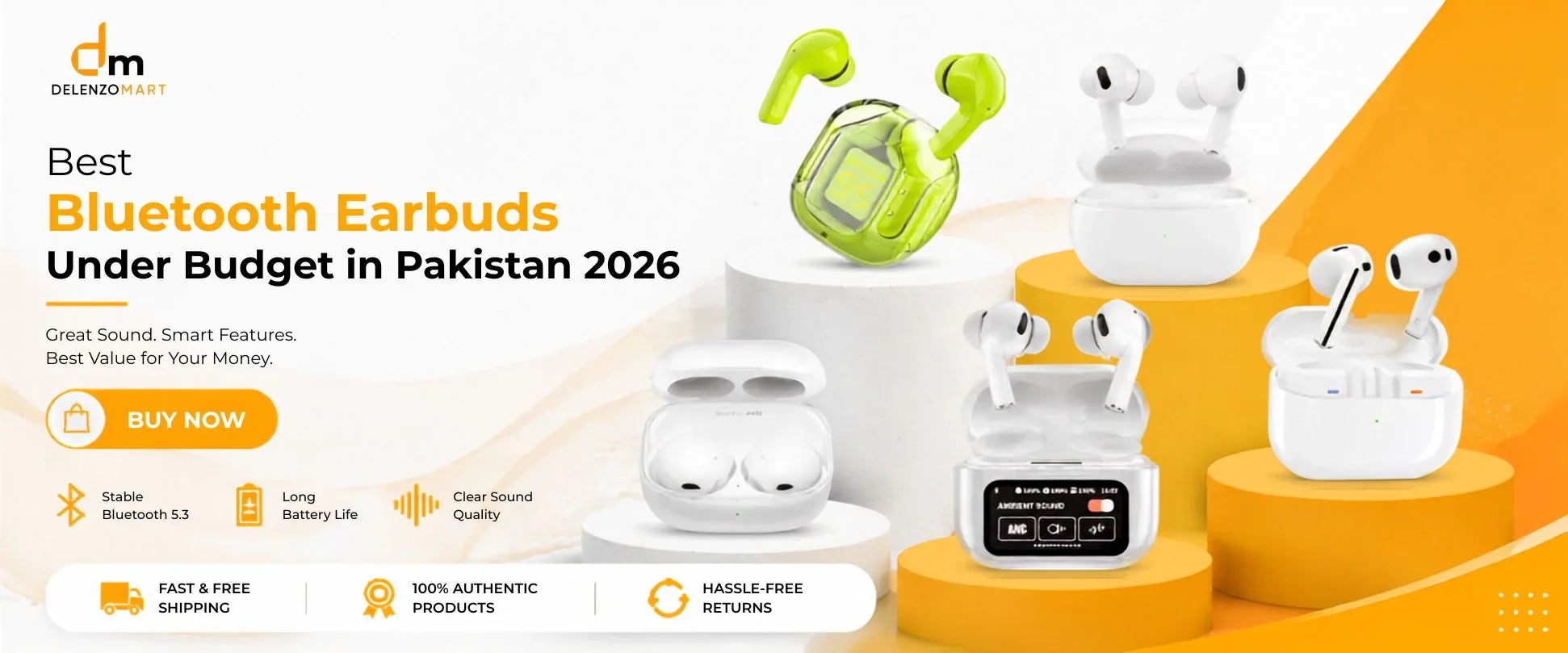 Best Bluetooth Earbuds Under Budget in Pakistan 2026
