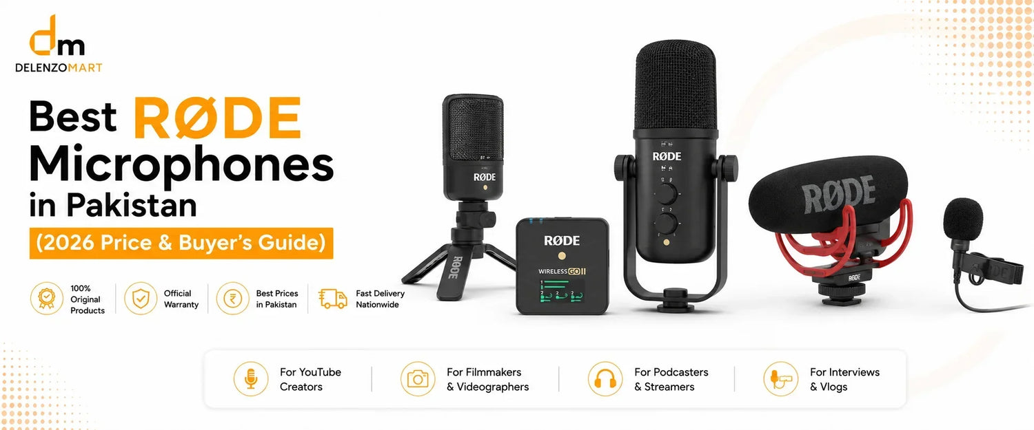 Best RØDE Microphones in Pakistan (2026 Price & Buyer’s Guide)