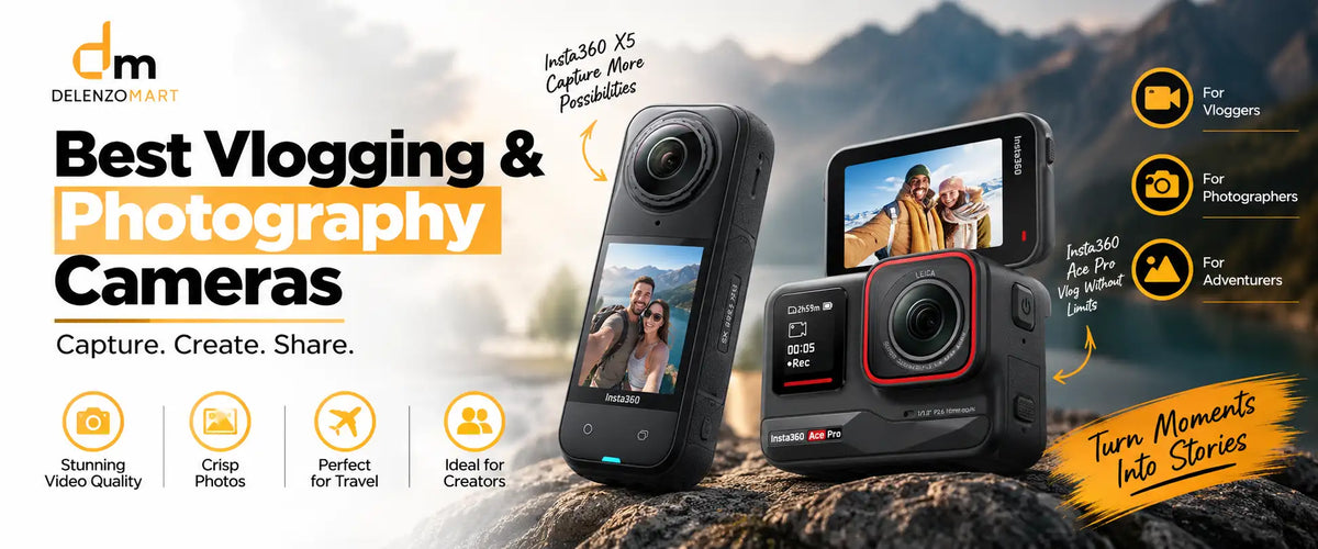 Best Vlogging & Photography Cameras in Pakistan 2026: Insta360 vs Sigma BF