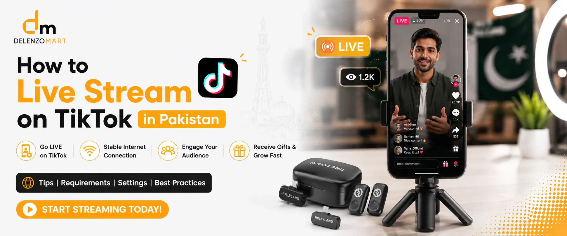 How to Live Stream on TikTok in Pakistan
