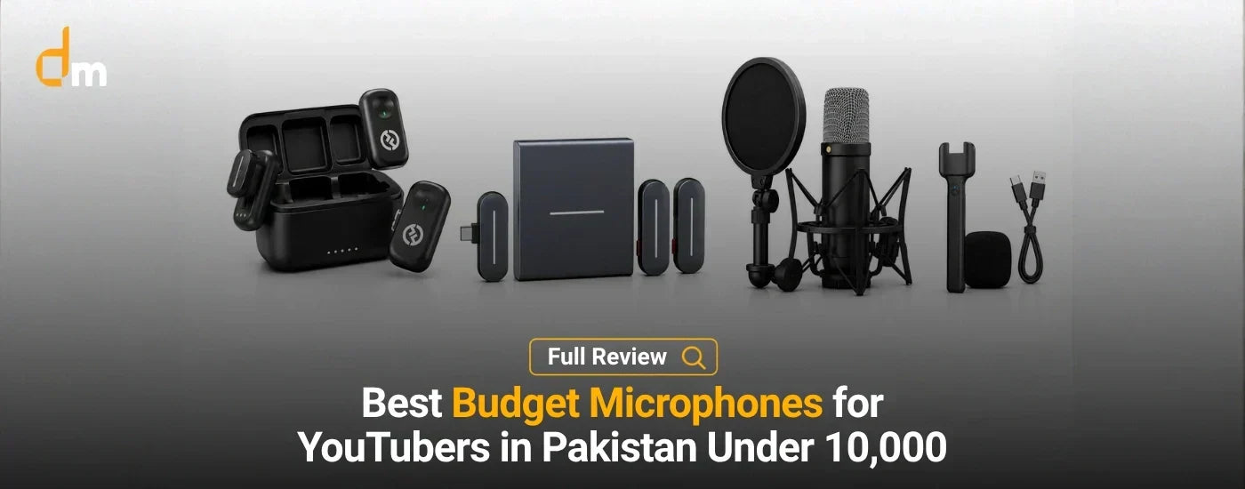 Best Budget Microphones for YouTubers in Pakistan Under 10,000