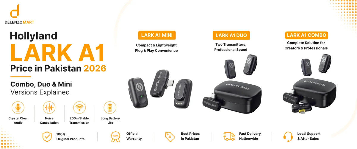 Hollyland LARK A1 Price in Pakistan 2026 – Combo, Duo & Mini Versions Explained