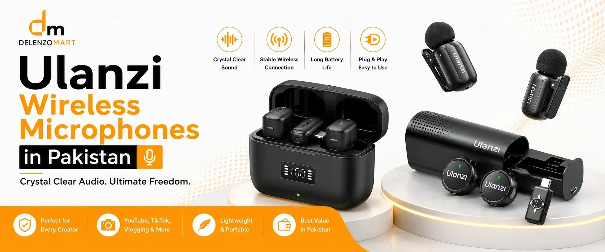 Ulanzi Wireless Microphones in Pakistan