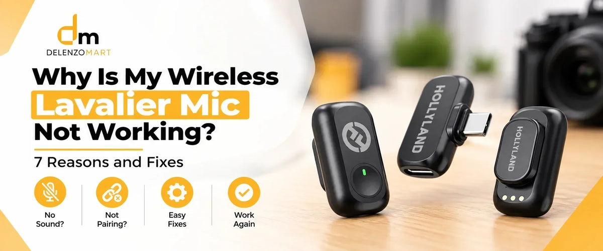 Why Is My Wireless Lavalier Mic Not Working? 7 Reasons and Fixes