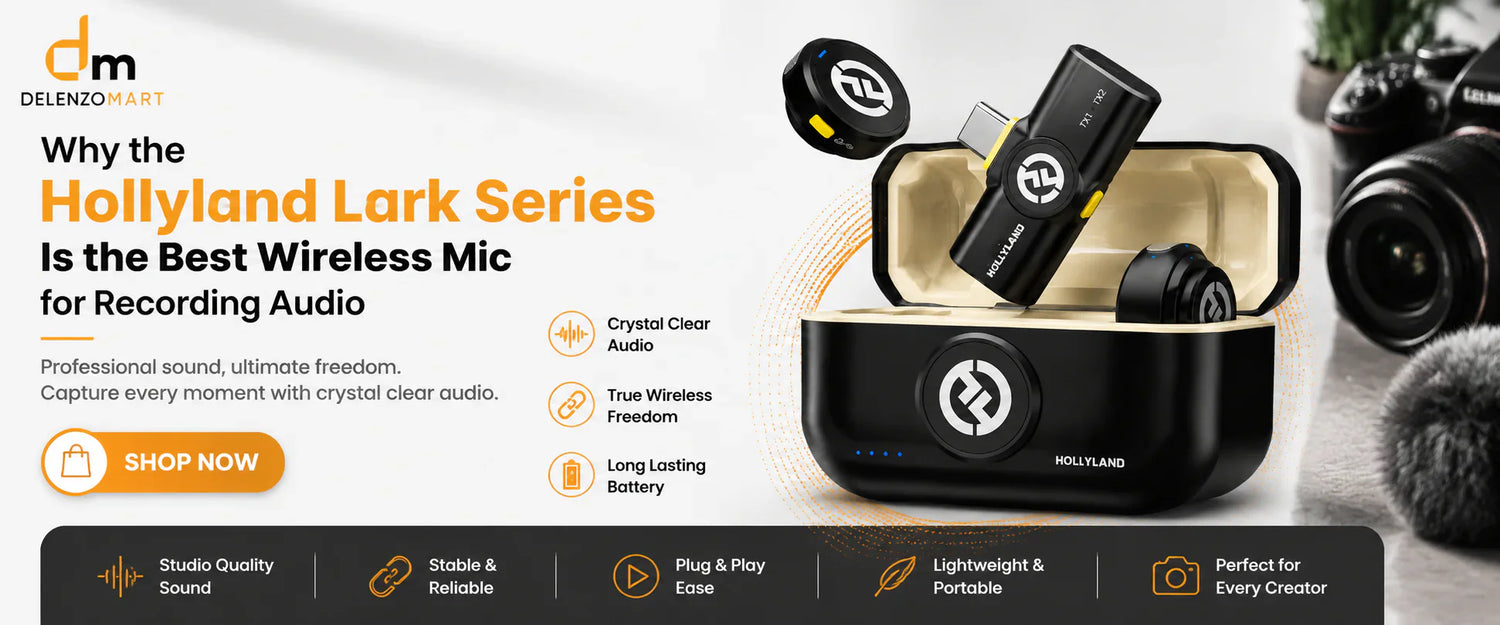 Why the Hollyland Lark Series Is the Best Wireless Mic for Recording Audio