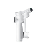 Insta360 Flow 2 Pro gimbal with extended grip and side control panel, white