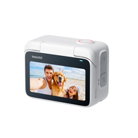 Ivory action camera with front display screen