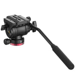 Black Ulanzi OMBRA video tripod head with pan-tilt controls and grip handle