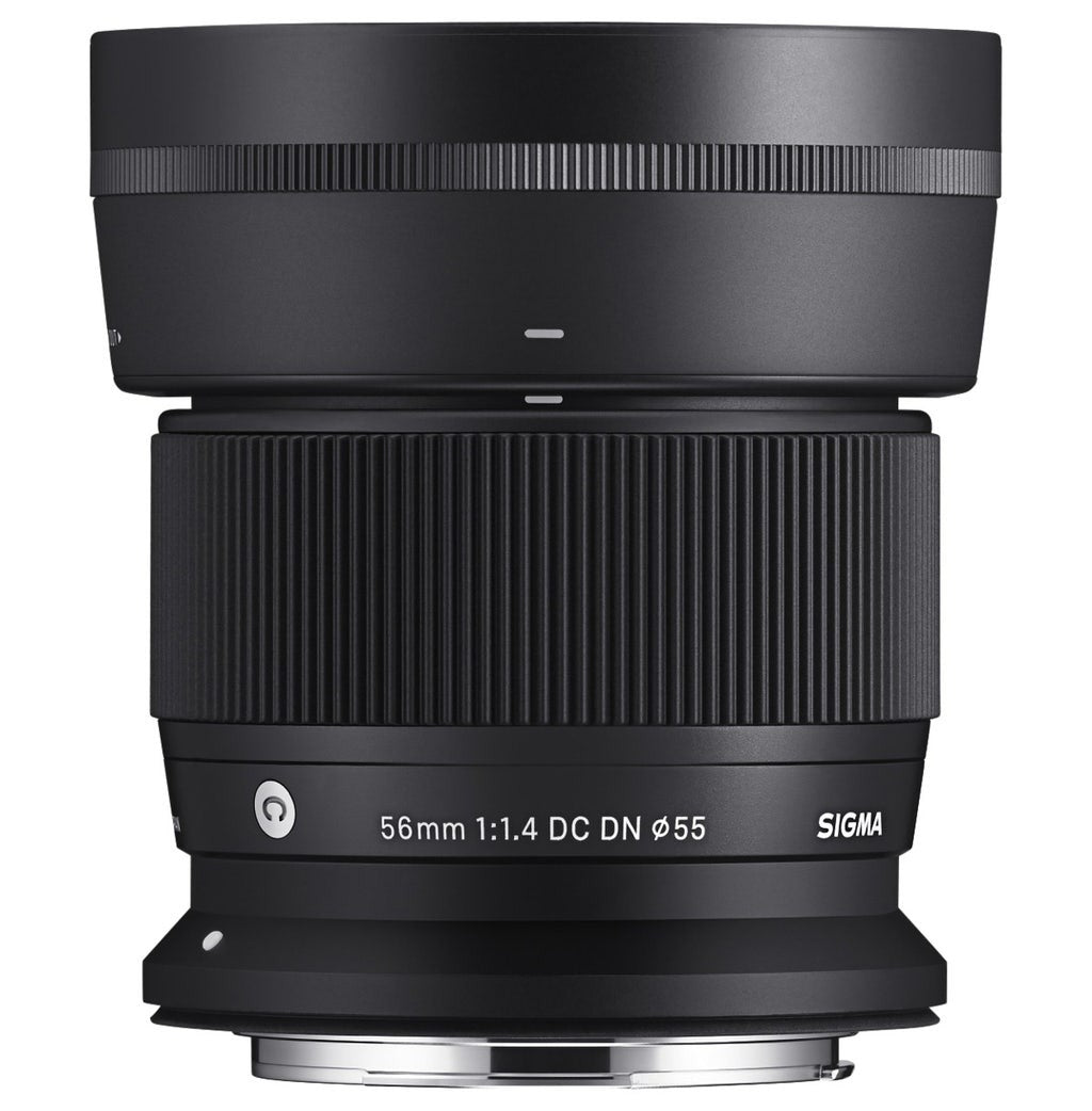 Sigma 56MM F1.4 DC DN C Lens - Close-up of lens mount ensuring high-quality optical performance