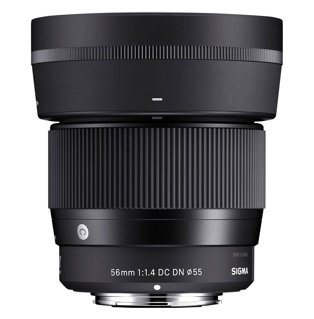 Sigma 56MM F1.4 DC DN C Lens - Ideal for low-light photography with its wide F1.4 aperture