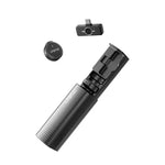 Black electronic device with 'Ulanzi A21 Wireless Microphone Lightning Black ' branding on a white background