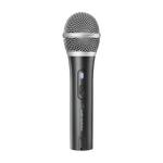 Audio-Technica handheld dynamic USB/XLR microphone with metal grille and dark body