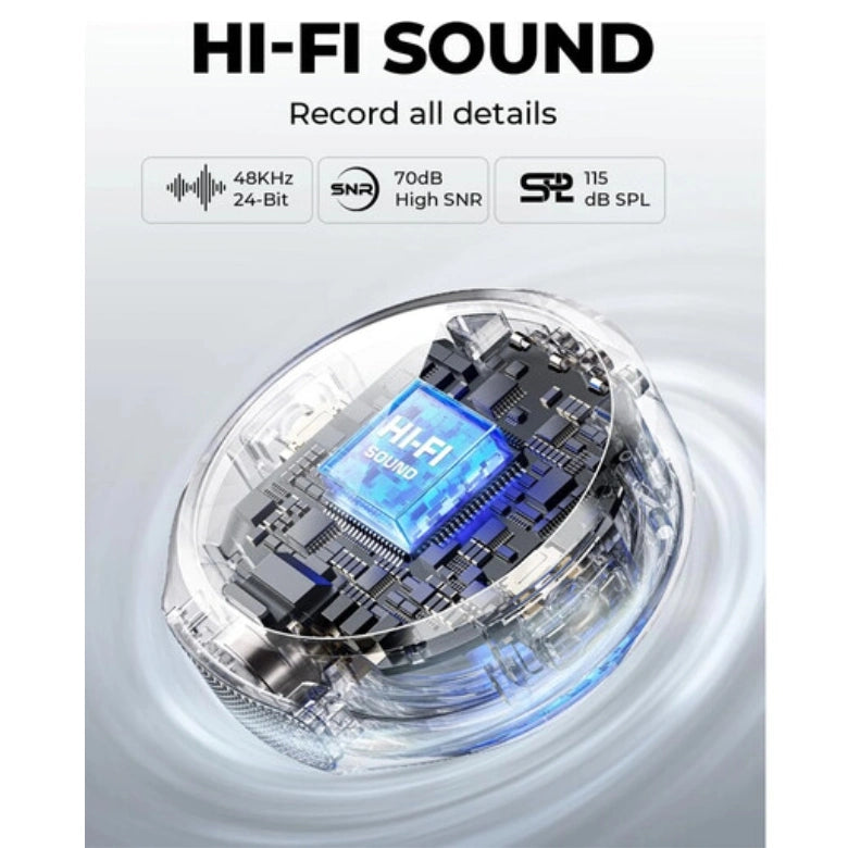 Hollyland LARK M2 2-Person Wireless Mini Combo Microphone System (2.4 GHz, Shine Charcoal)
