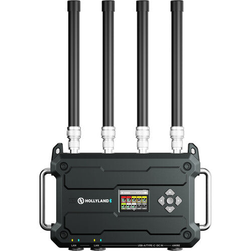 Hollyland Solidcom C1 Pro wireless intercom base with four antennas