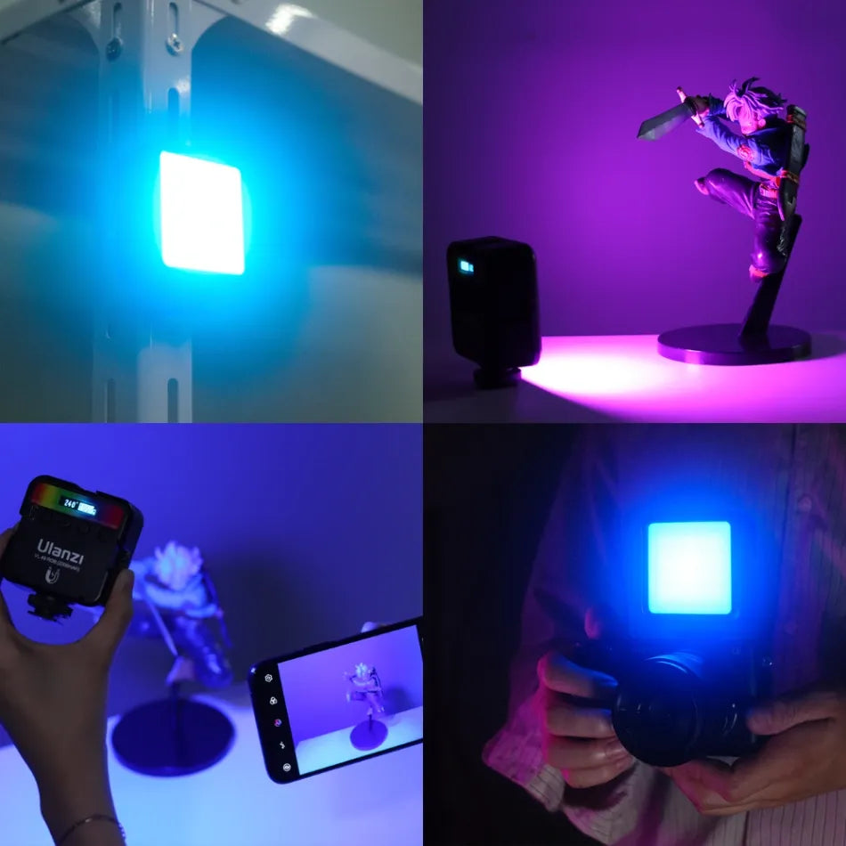 Mini Pocket 49 RGB Video LED Light Black