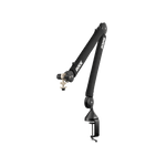 RØDE PSA1+ studio boom arm in dark space gray with microphone mount