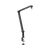 Black microphone boom arm with clamp and mic holder