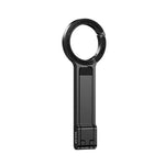 Black MagSafe phone tripod with circular ring mount and grip