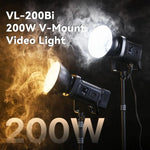 Ulanzi 200W Bi-Color V-Mount COB Light