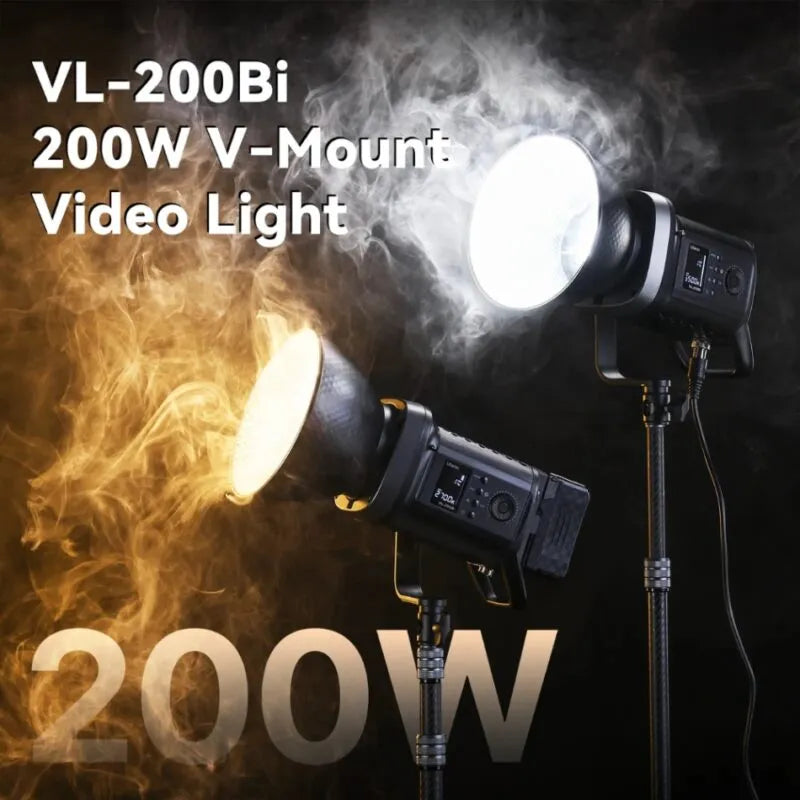 Ulanzi 200W Bi-Color V-Mount COB Light