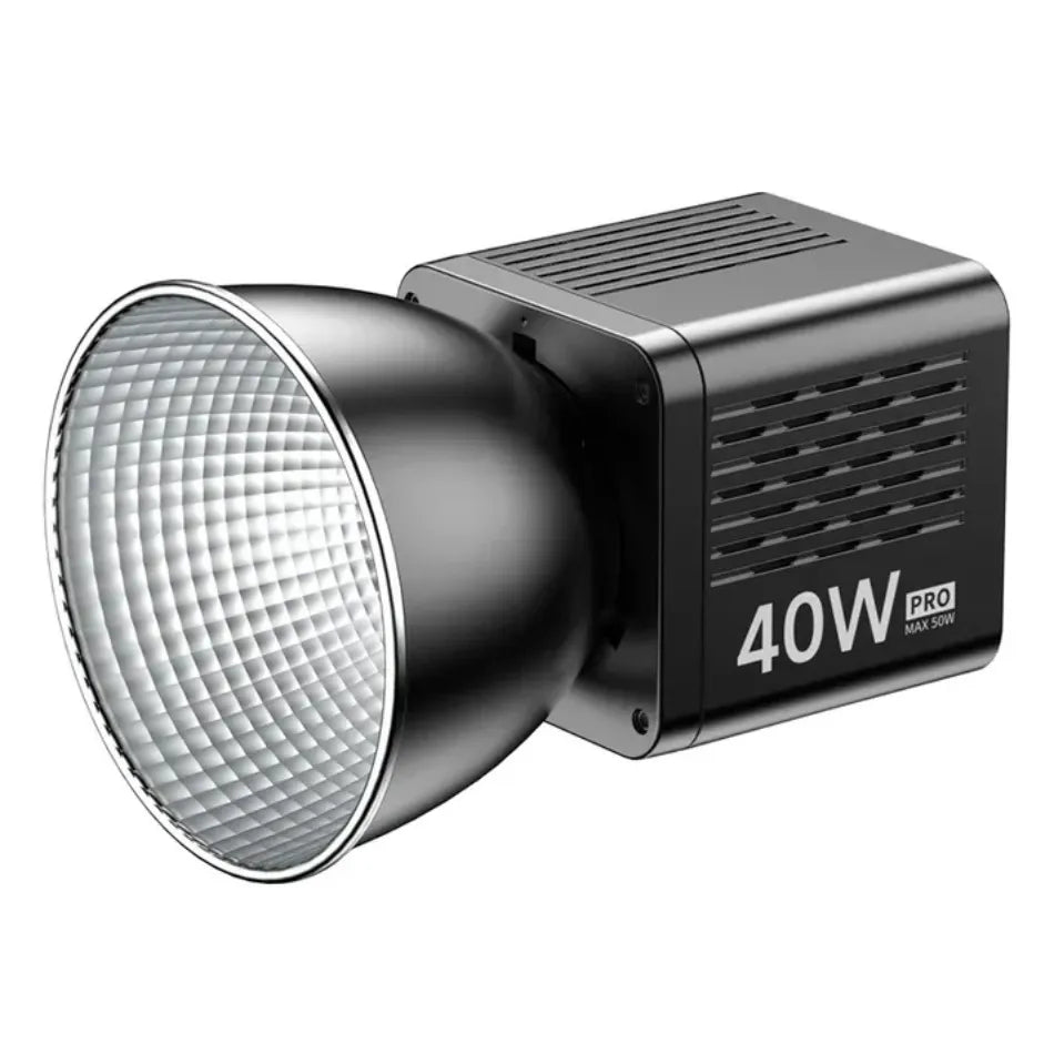 Ulanzi 40W PRO Handheld Portable COB LED Video Light bulb on a white background 