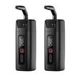 Ulanzi FM01 FILMOG Ace Portable Fog Machine Pro Two black vape devices with control panels on a white background