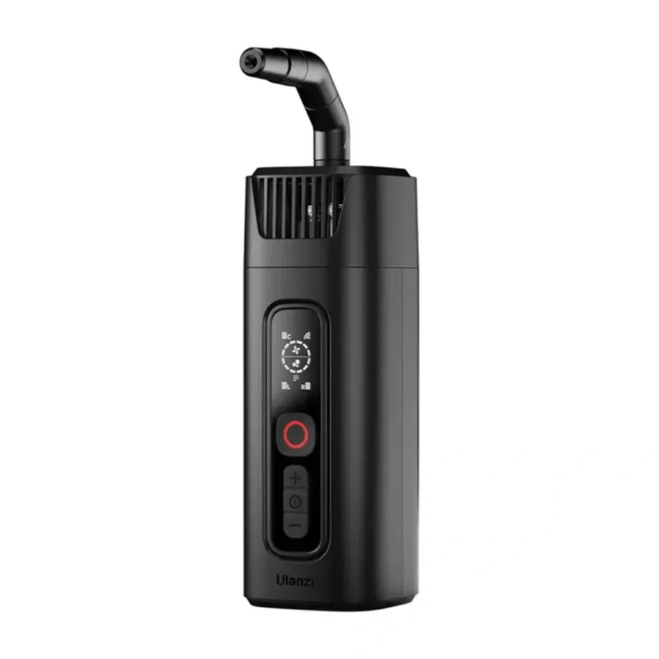 Ulanzi FM01 FILMOG Ace Portable Fog Machine Pro Black handheld device with control panel on a white background