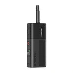 Black electronic device with 'Ulanzi FM02 FILMOG X Fog Machine' branding on a white background