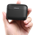 Ulanzi J12 wireless lavalier microphone transmitter, black compact case