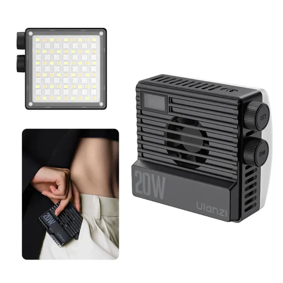 Ulanzi LE20 20W RGB Pocket Light Black (NEW)