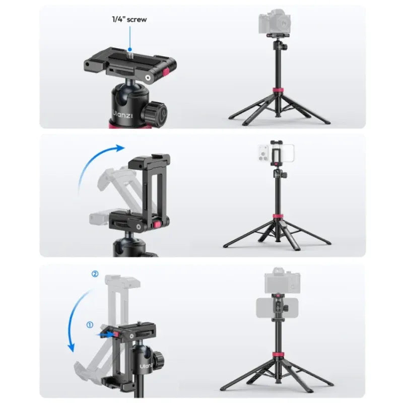 Ulanzi MT-44 B 2-in-1 Selfie Stick Tripod (1.49m)
