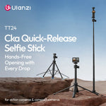 Ulanzi TT24 Mini Torch Selfie Stick (Cka Edition 1.4m)