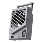 Ulanzi camera cooling fan, silver handheld unit with grille and USB-C port