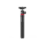 Ulanzi extendable tripod, black compact handheld-style with mounting head