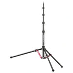 Ulanzi T230 – Reversible Leg Carbon Fiber Light Stand with Reversible Legs for Studio and Outdoor Shoots Black tripod stand on a white background