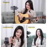 Wireless Type-C microphone with clip-on mic and foam windscreen