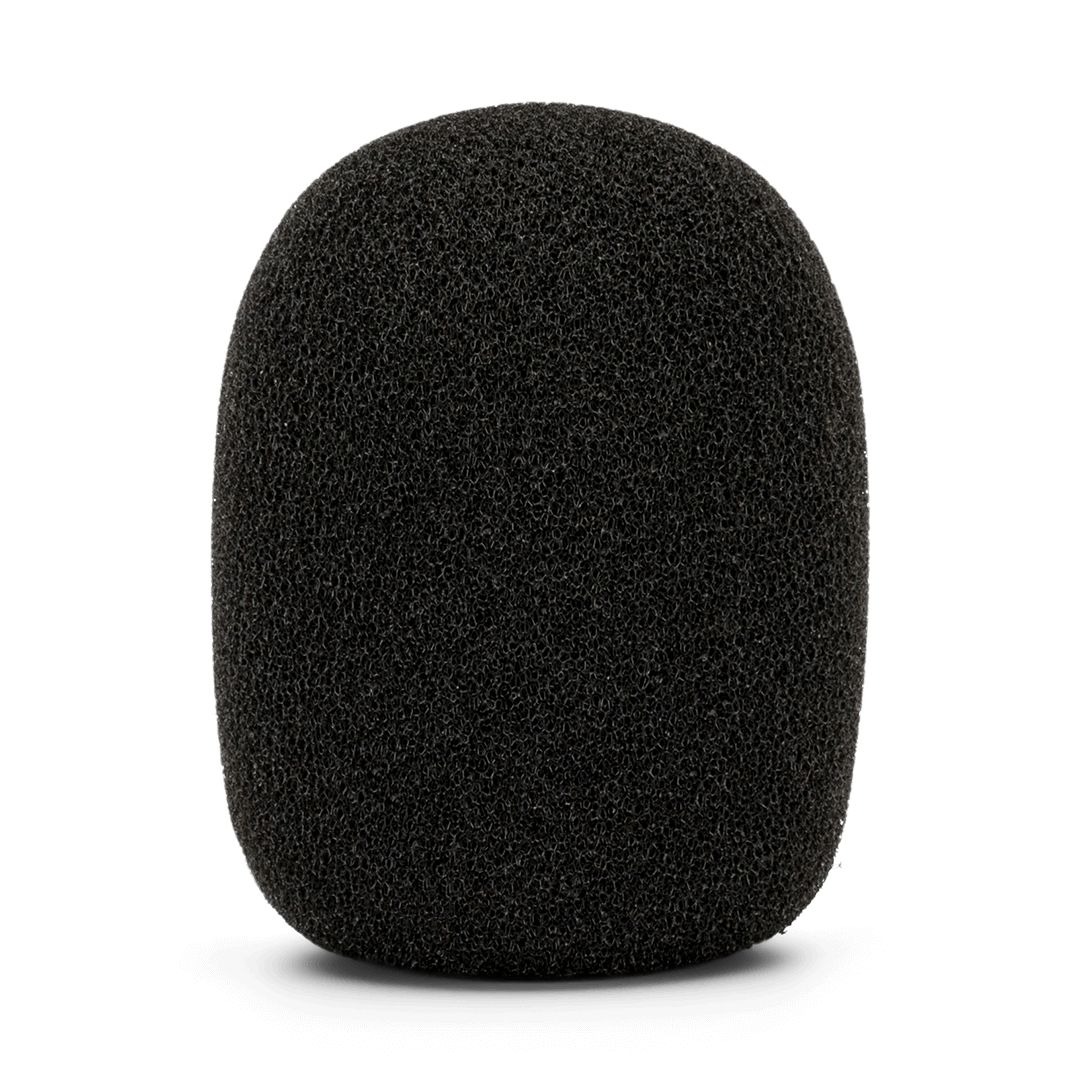 Pop filter windshield with black foam mesh cover