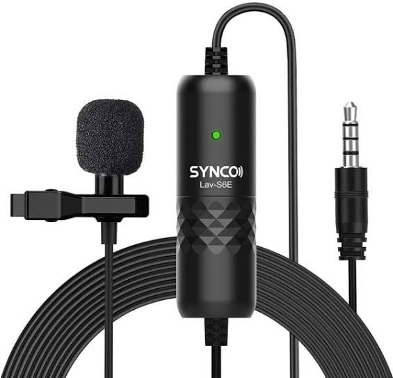 SYNCO Lav-S6E Omnidirectional Collar Microphone