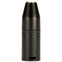 RØDE VXLR 3.5mm TRS to XLR adaptor, black cylindrical plug