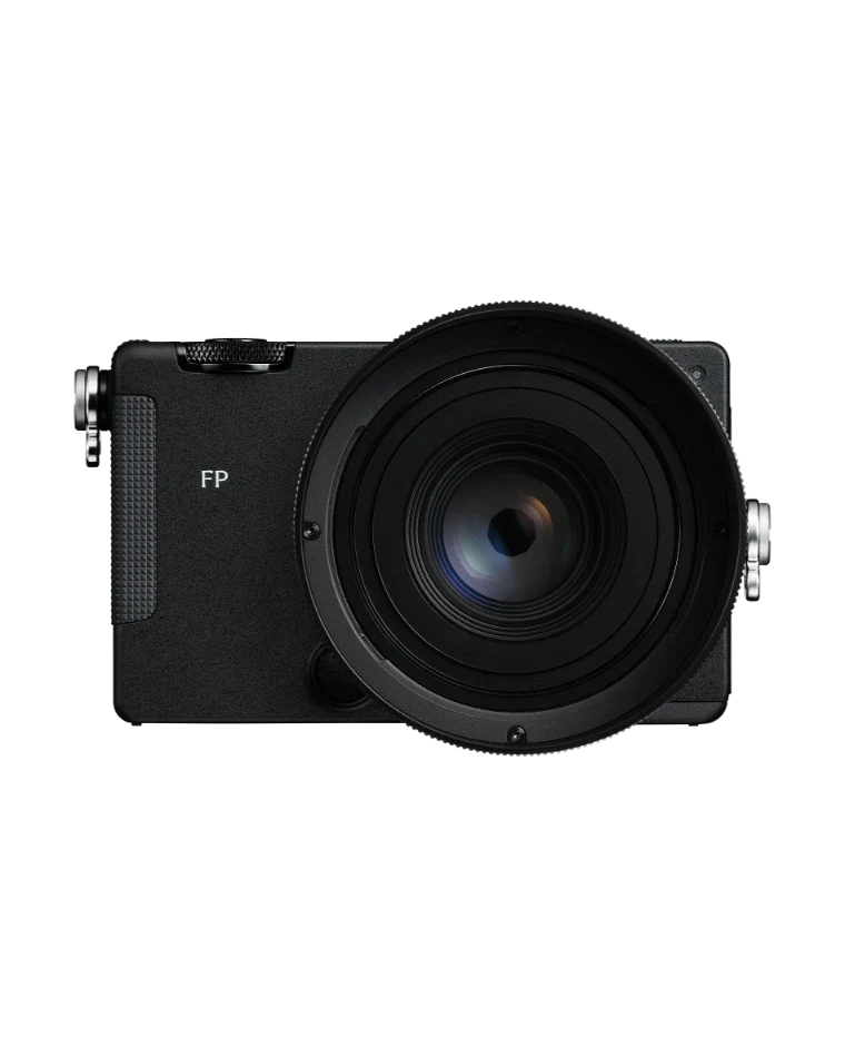 Sigma FP2 mirrorless camera body with lens attached, black