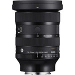 Black 24-70mm camera lens with focus ring markings and SIGMA branding